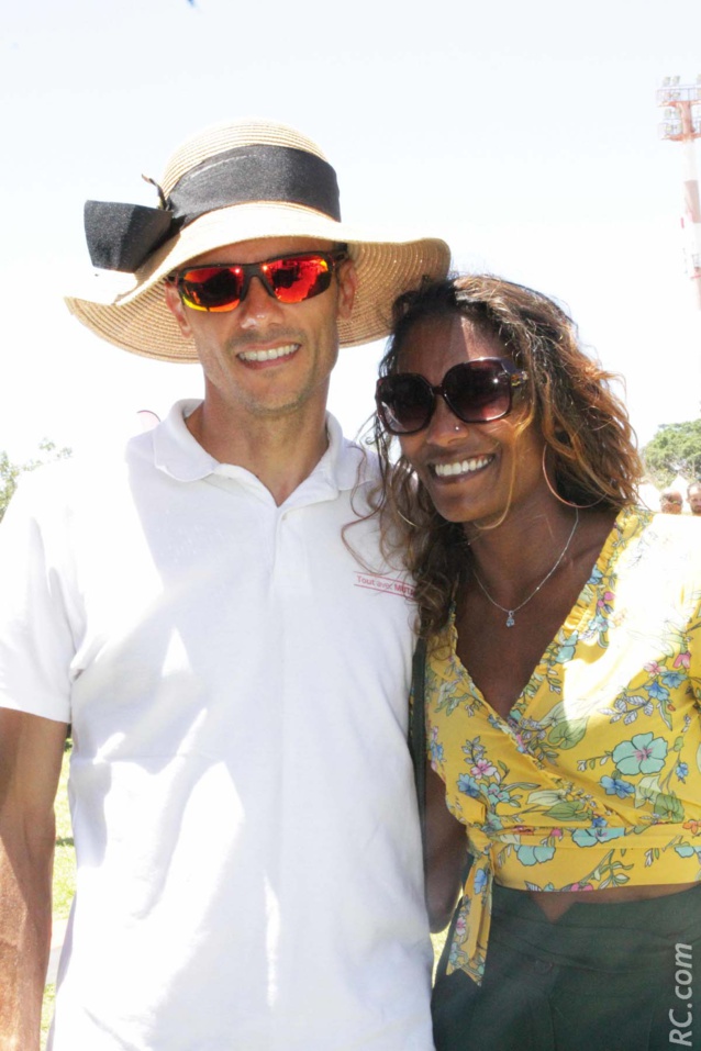 Jean Eddy Lauret et son amie Ingrid Copeau