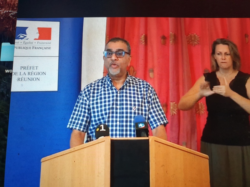 Omar Issop, secrétaire général du Groupe Interreligieux de La Réunion