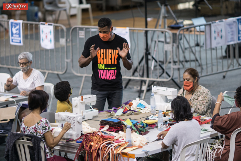 La "Nuit des Masques" à Champ Fleuri avec la Mairie de Saint-Denis: photos 