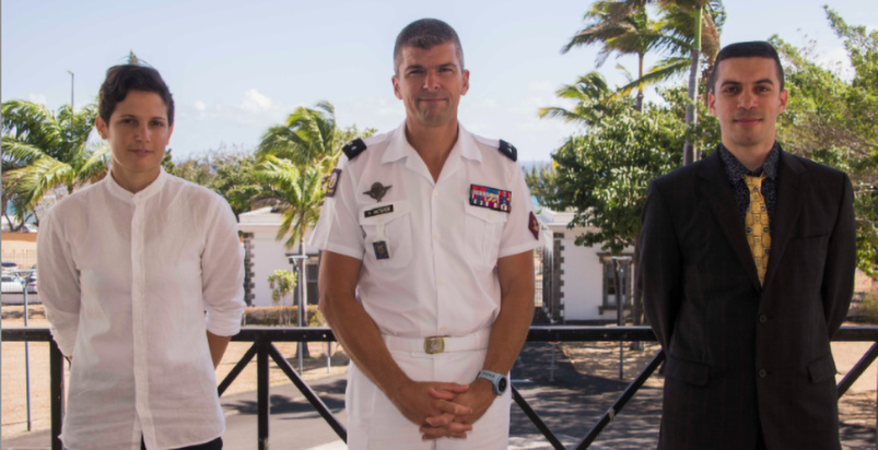 Marina, le général Yves Métayer, commandant supérieur des FAZSOI, et Tony