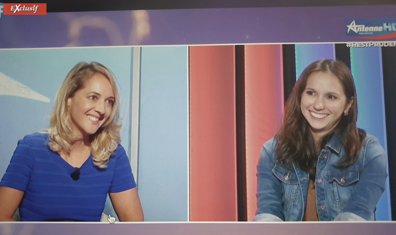 Audrey Fontaine et Karine Lebon en débat sur Antenne Réunion