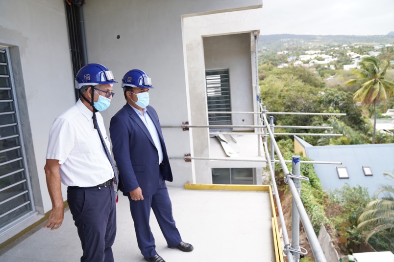 Visite des chantiers en cours de la commune