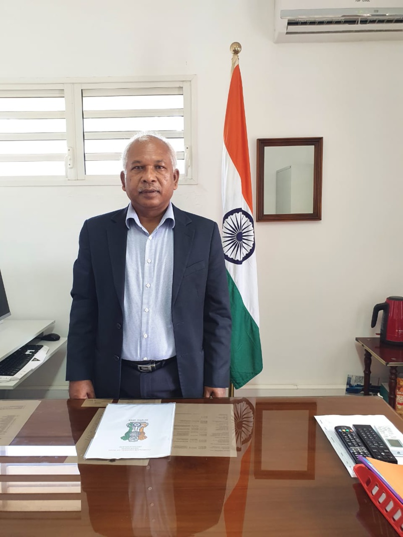 Jitendra Nath MAJHI, nouveau Consul Général de l'Inde à La Réunion