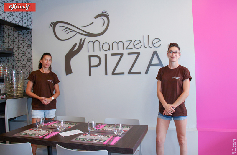 Fanny et Anaïs de Mamzelle Pizza de la Saline-les-Bains