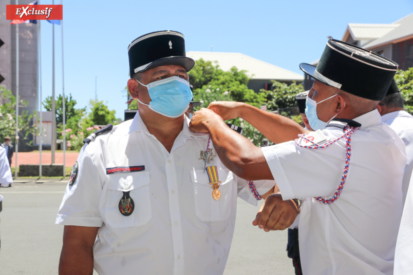 SDIS: Frédéric Léguillier nouveau commandant, médaille d'argent pour les pompiers