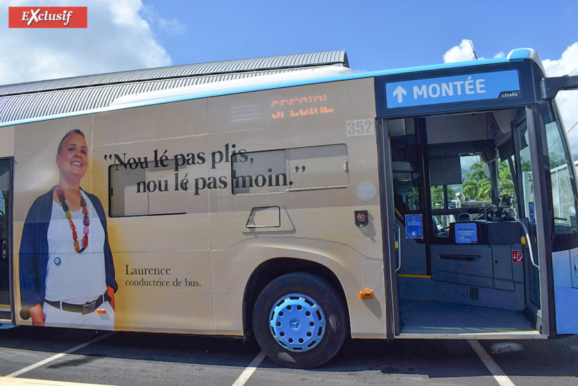 Des photos sur les bus du réseau Citalis