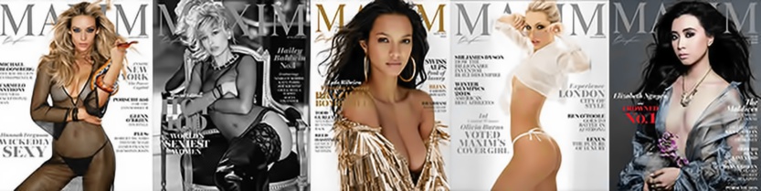 Quelques Cover Girls de "Maxim"