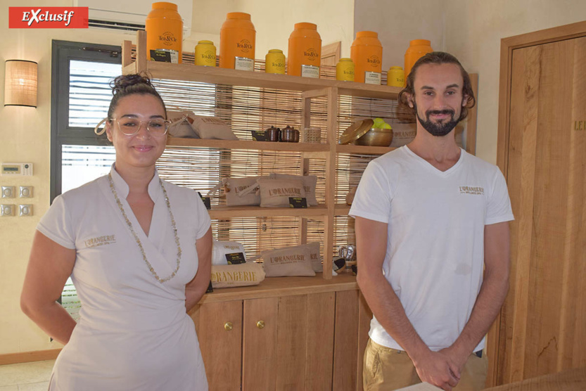 Eva Boyer, responsable du wellness spa, et Yoann Desbordes, praticien