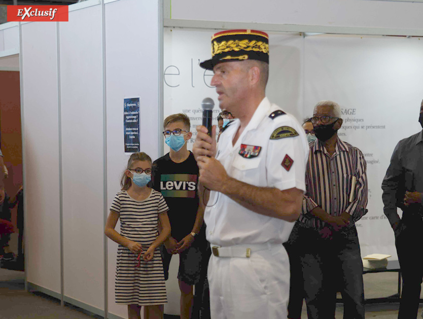 Le général Thierry Laval, commandant du SMA, était venu de Paris pour présider ces journées dédiées au RSMA-R