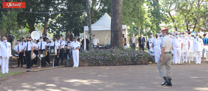 Cérémonie du 14 juillet au Jardin de l'Etat: photos