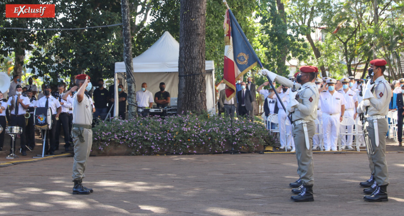 Cérémonie du 14 juillet au Jardin de l'Etat: photos