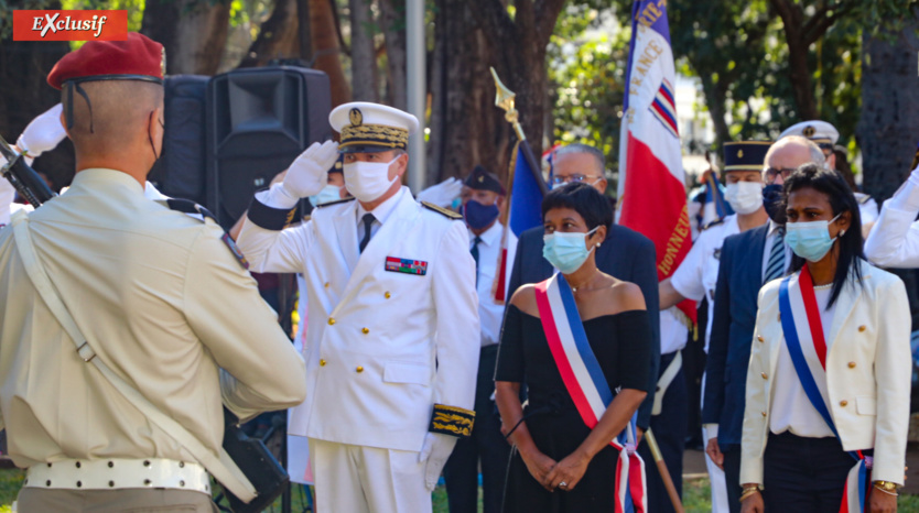 Cérémonie du 14 juillet au Jardin de l'Etat: photos