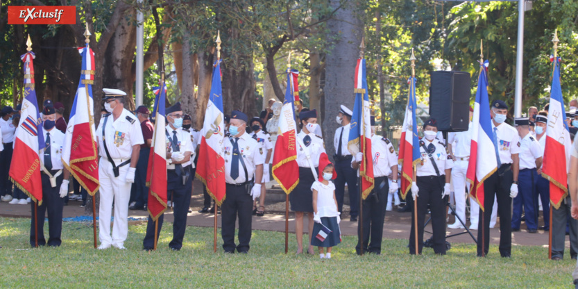 Cérémonie du 14 juillet au Jardin de l'Etat: photos