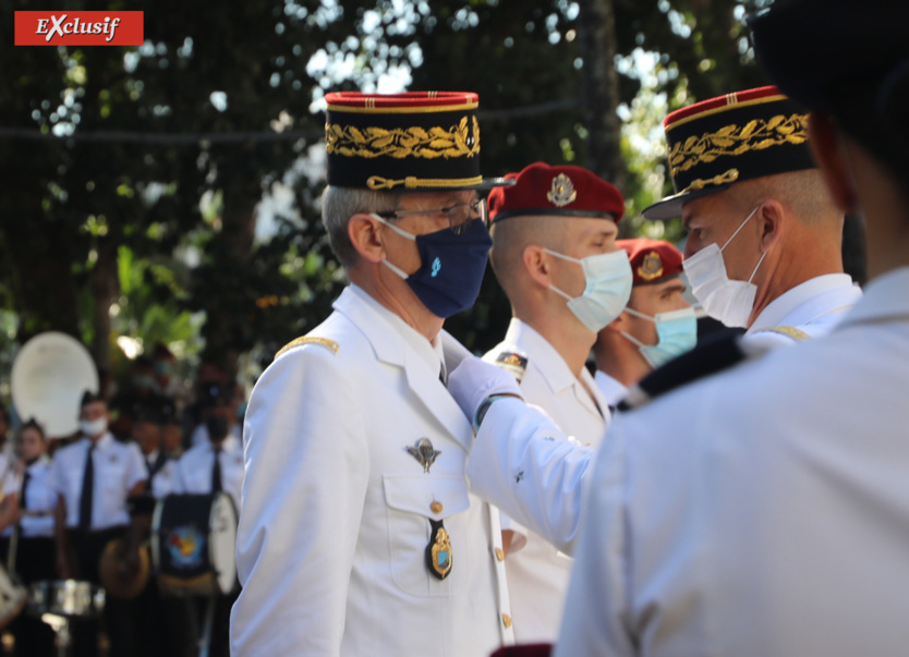 Le général Pierre Poty a été fait officier de la Légion d'Honneur