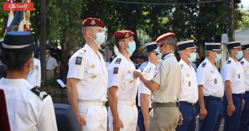 Cérémonie du 14 juillet au Jardin de l'Etat: photos