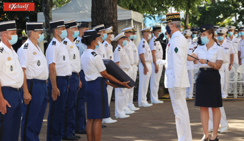 Cérémonie du 14 juillet au Jardin de l'Etat: photos