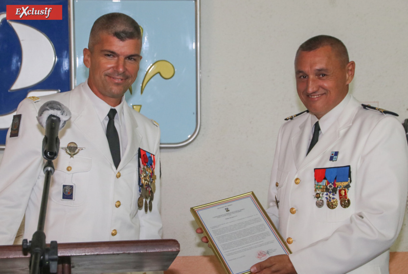 Général Yves Métayer et lieutenant-colonel Sébastien Rivas