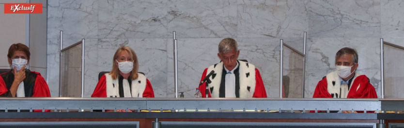 Le discours du premier président Alain Chateauneuf