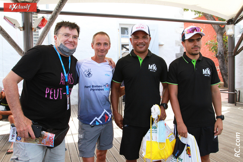 Patrick Montel, Antoine Guillon, Roger Prugnières et Armand Sautron