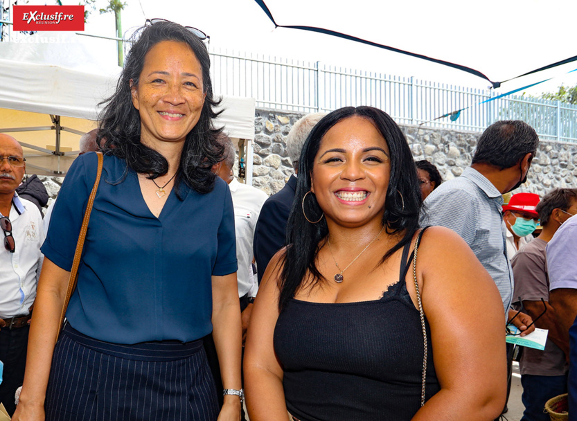 Brigitte Adame et Audrey Belim, deux adjointes à la maire de Saint-Denis