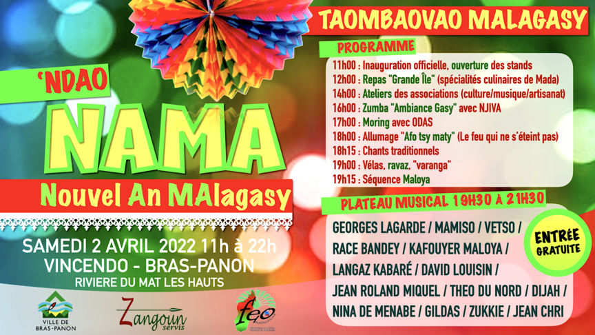 Samedi, la fête malgache à Bras Panon pour le Nouvel An Malagasy