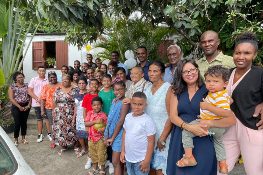 Toute la famille Certat était réunie pour fêter ces noces d'or