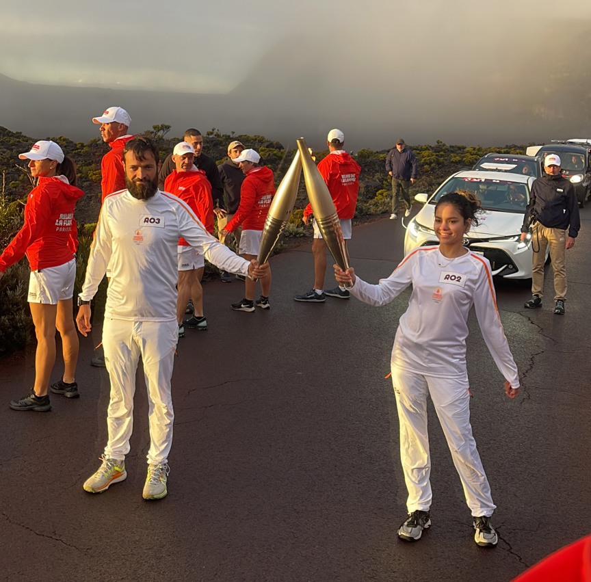 Flamme Olympique à La Réunion: un relais historique! 