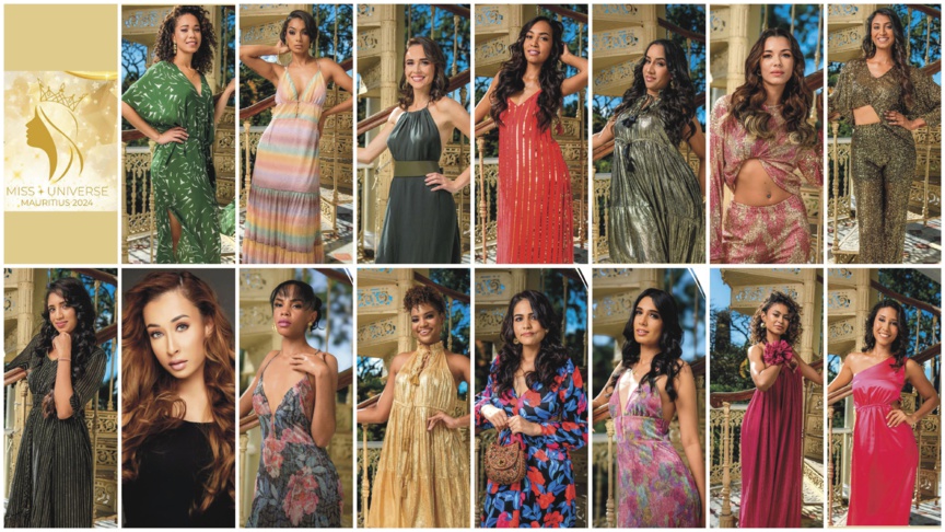 Les 15 candidates Miss Universe Mauritius 2024