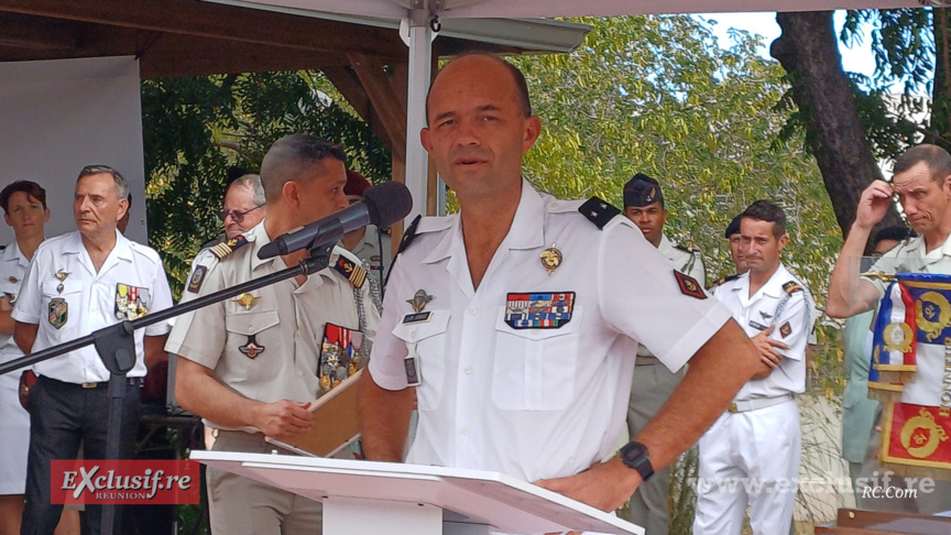 Le général Jean-Marc Giraud, commandant supérieur des FAZSOI