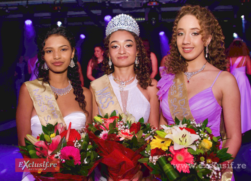 Auxane Charlemagne, 2ème dauphine, Laly Maillot, Miss Salazie 2024, et Léna Nourry, 1ère dauphine