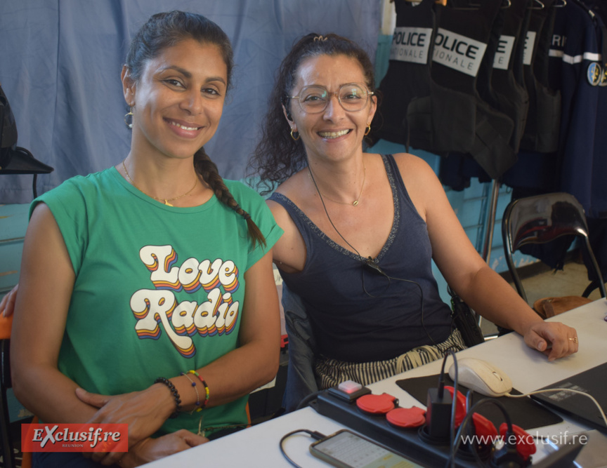 Yoana et Delphine, chargées de s'occuper des figurants