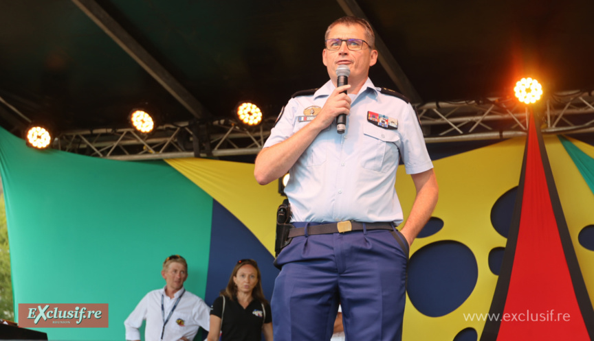 Général Frédéric Labrunye, commandant de Gendarmerie Nationale à La Réunion