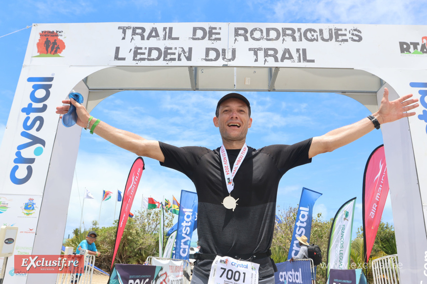 Gilbert Baudouin, 4ème au général et 1er master 0 sur les 75 km du Perroquet