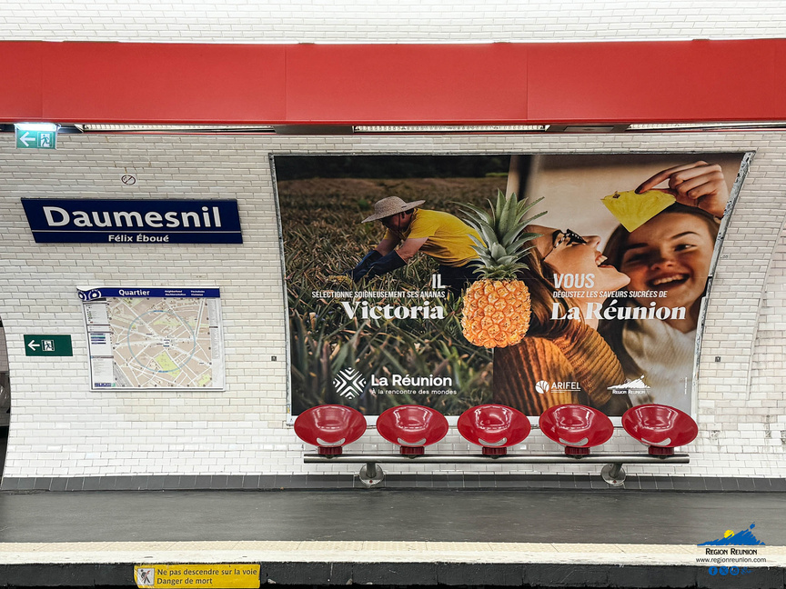 L'ananas Victoria est l'autre fruit mis en avant dans cette campagne