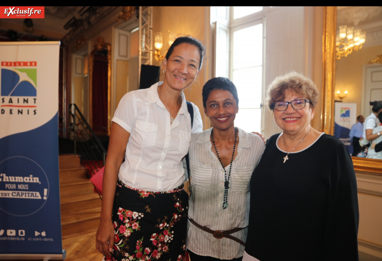 Brigitte Adame, Ericka Bareigts et Gabrielle Fontaine