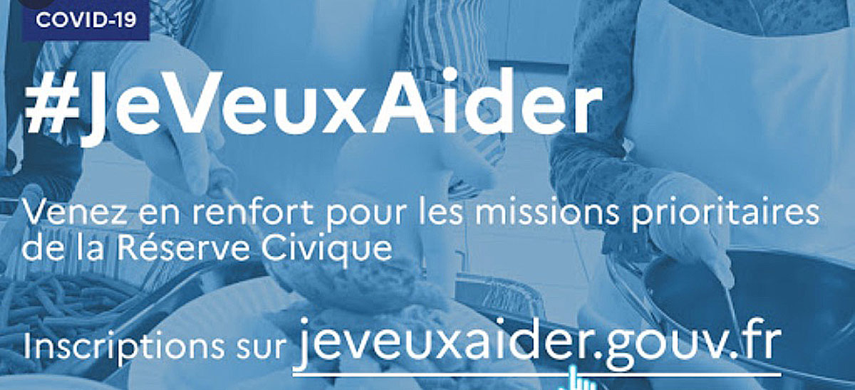 Lancement de la plateforme jeveuxaider.gouv.fr – Réserve civique COVID-19