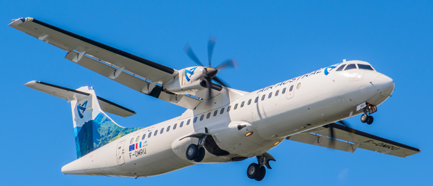 C'est avec son ATR 72-500 que la compagnie a opéré ce vol de rapatriement