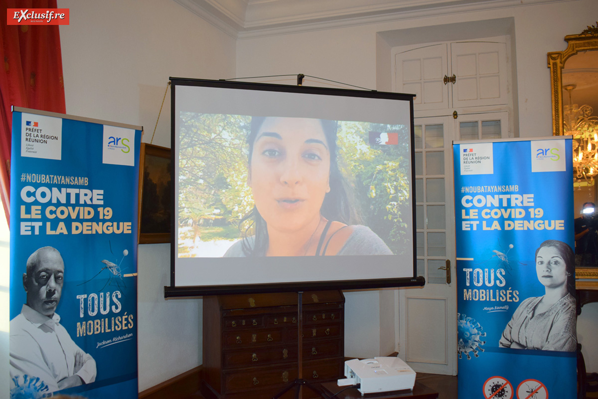 Deux ambassadeurs de la cause... Une remarque: l'Académie française dit "la Covid", le message pub a préféré le masculin, rien de bien grave du moment que le message passe...