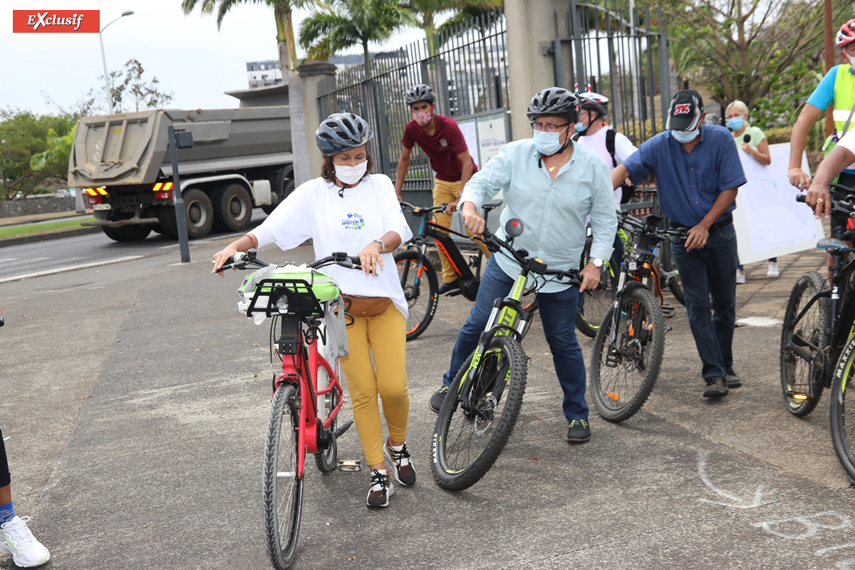 Plan Vélo à Saint-Denis: la maire Ericka Bareigts donne l'exemple