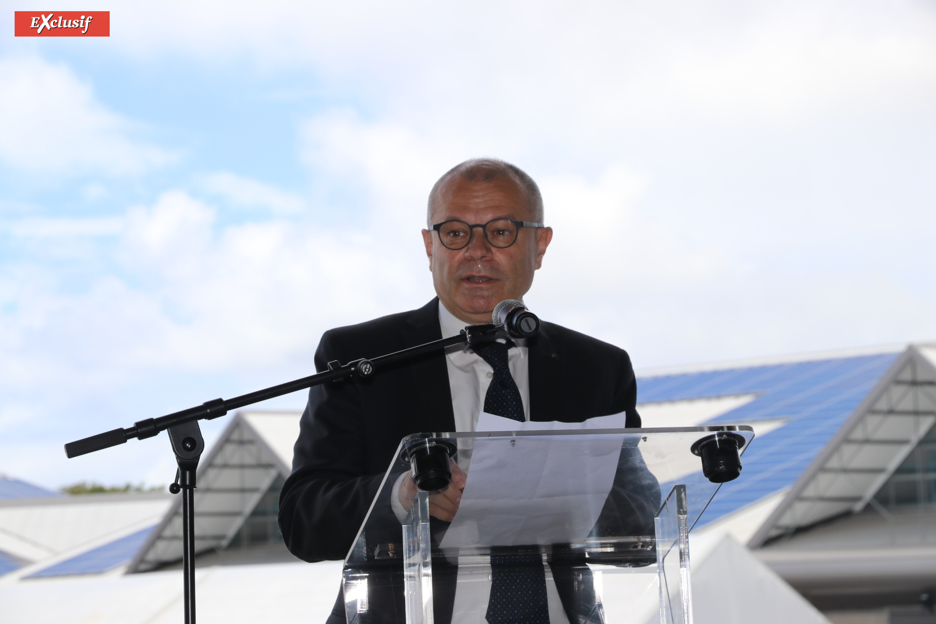 Inauguration de la centrale photovoltaïque à la Nordev