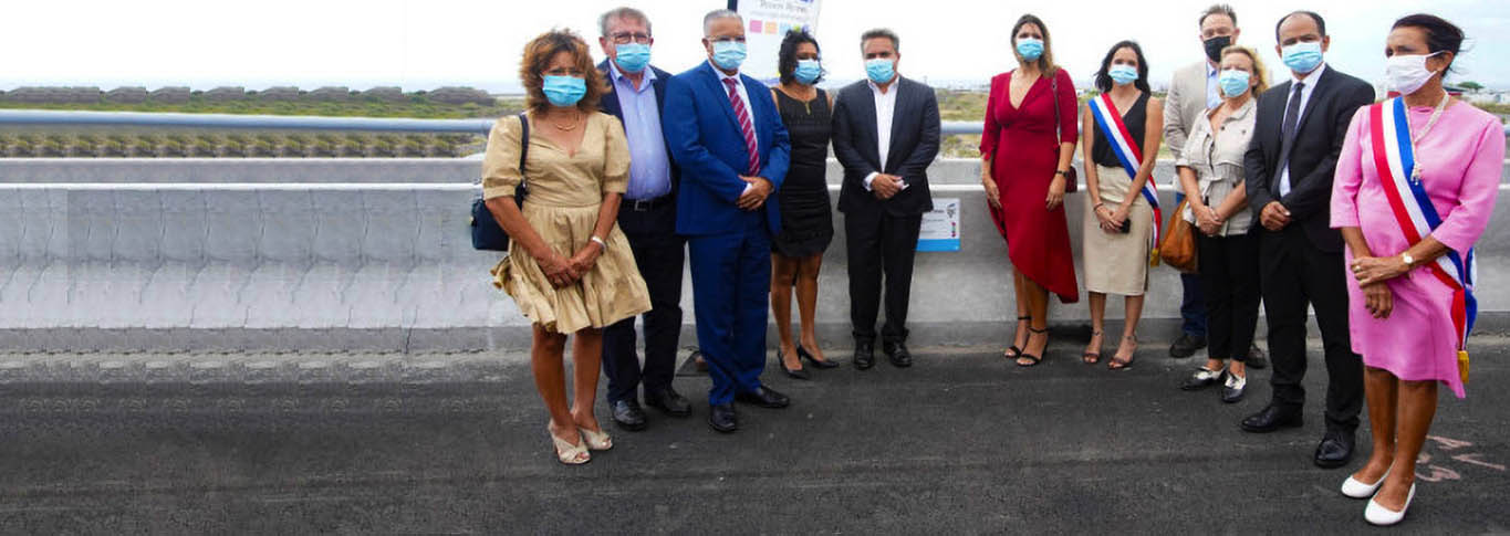 Le Nouveau Pont de la Rivière des Galets inauguré, les bouchons persistent