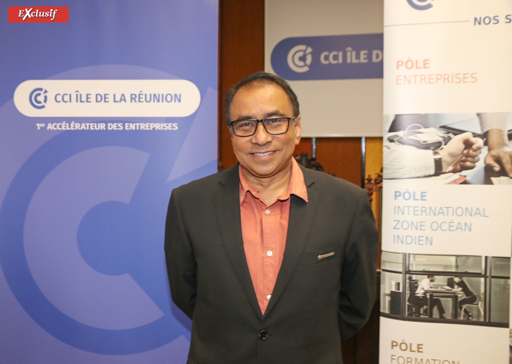 Ibrahim Patel, président de la Chambre de Commerce et d'Industrie de La Réunion, confiant mais prudent pour l'avenir