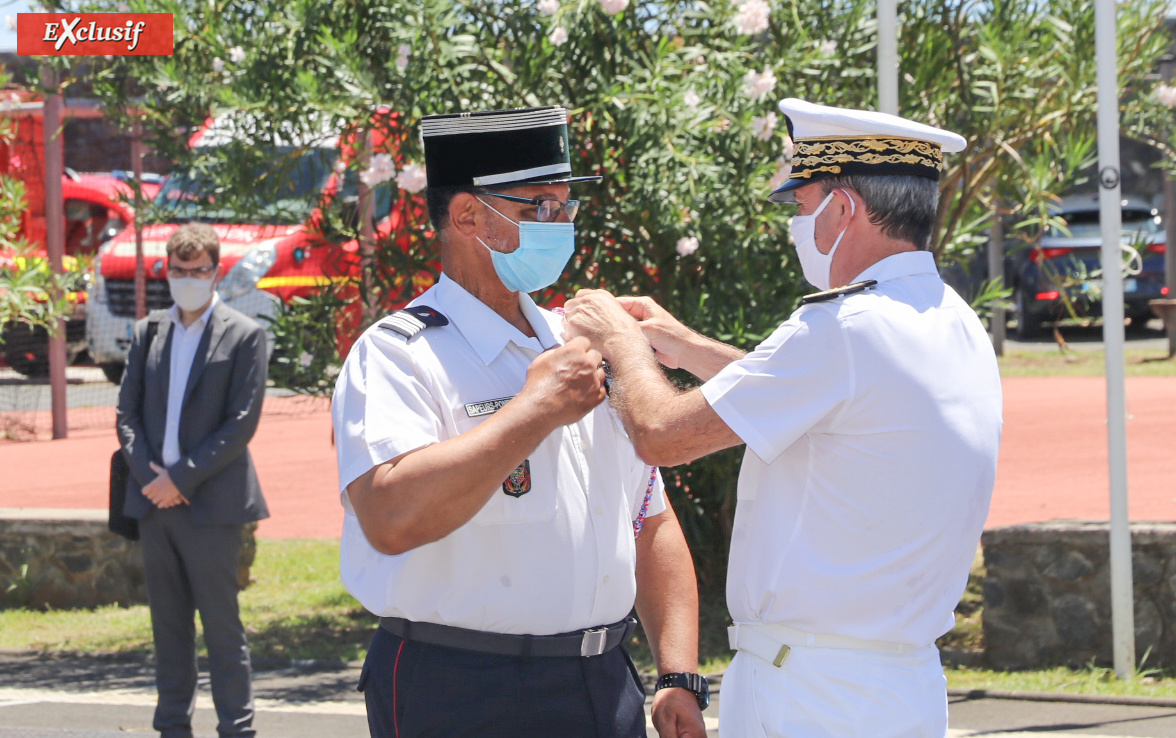 SDIS: Frédéric Léguillier nouveau commandant, médaille d'argent pour les pompiers