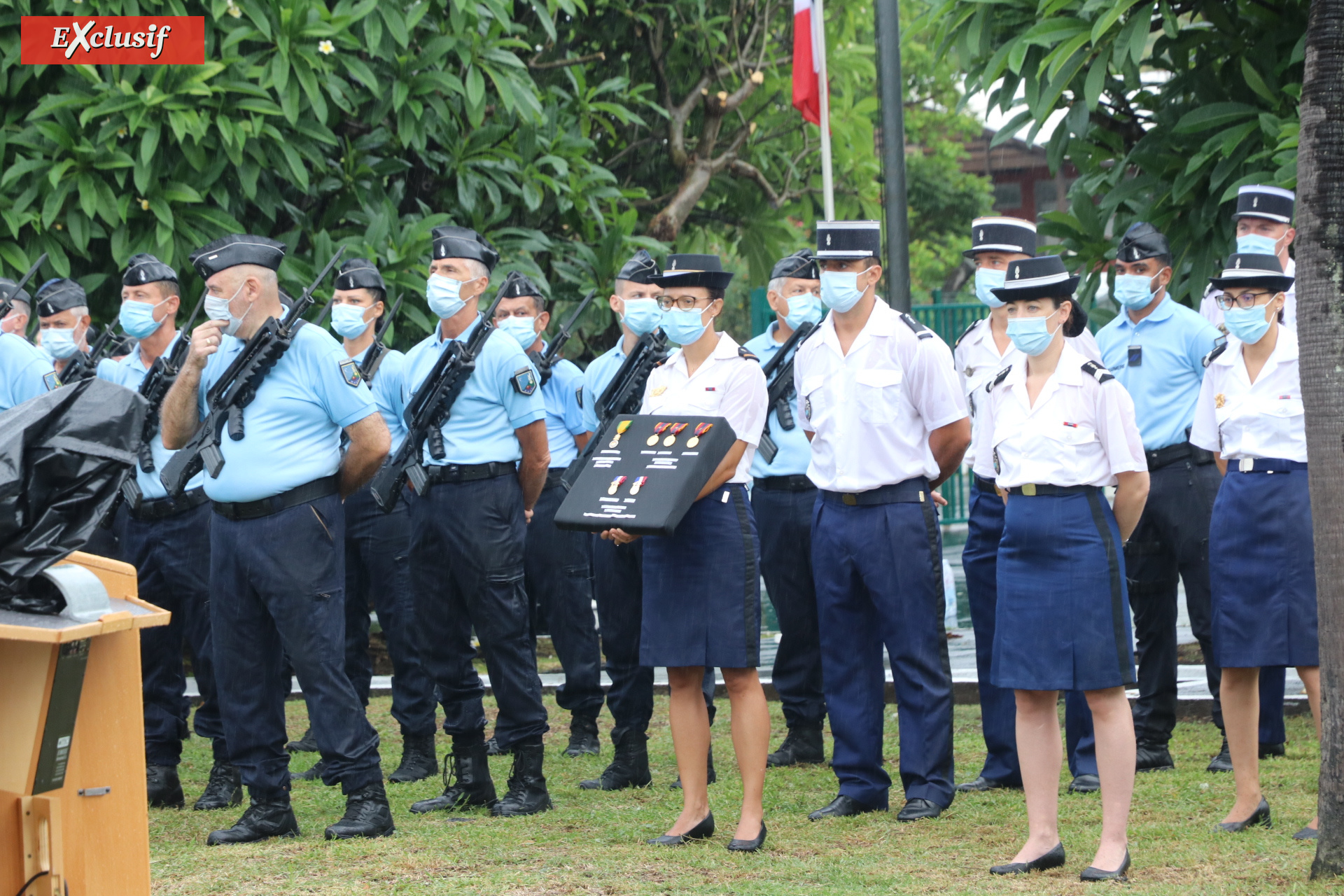 Hommage aux gendarmes victimes du devoir et remise de décorations