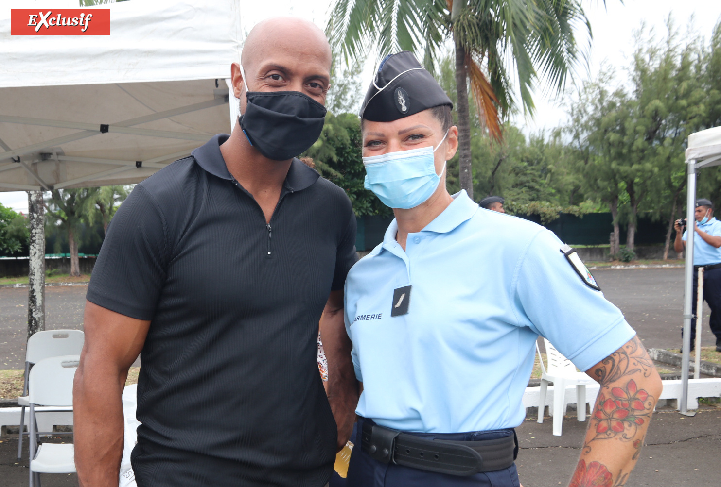 Gendarmerie Nationale: remise d'insignes et de brevets