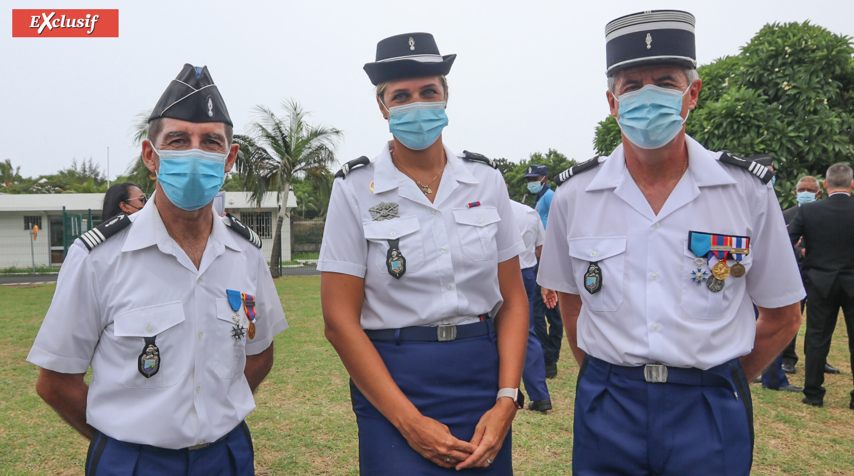 Gendarmerie Nationale: remise d'insignes et de brevets