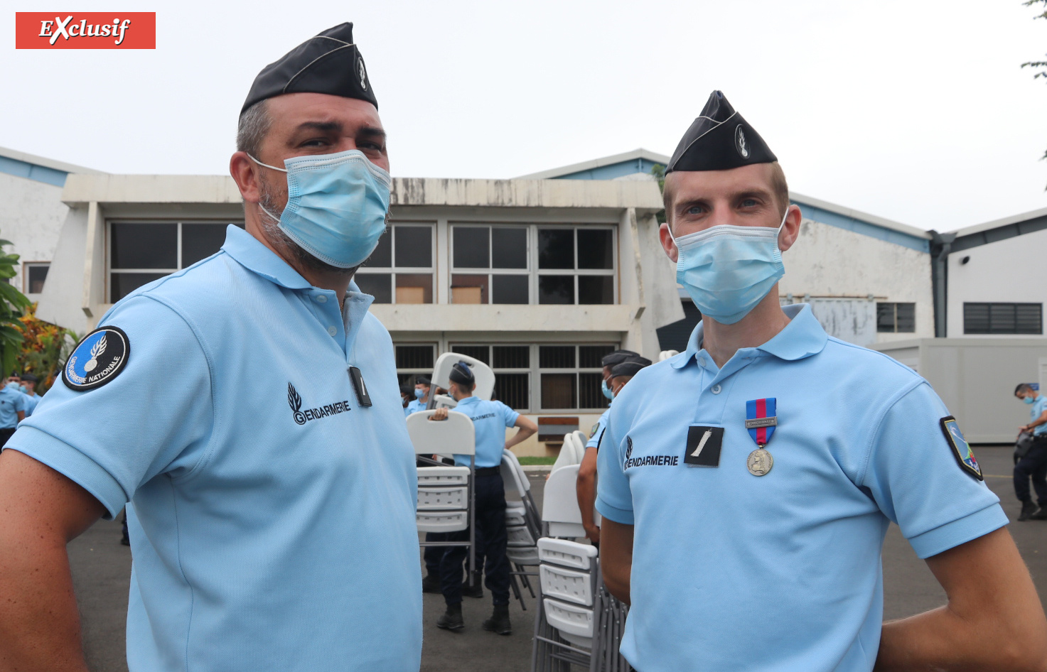 Gendarmerie Nationale: remise d'insignes et de brevets