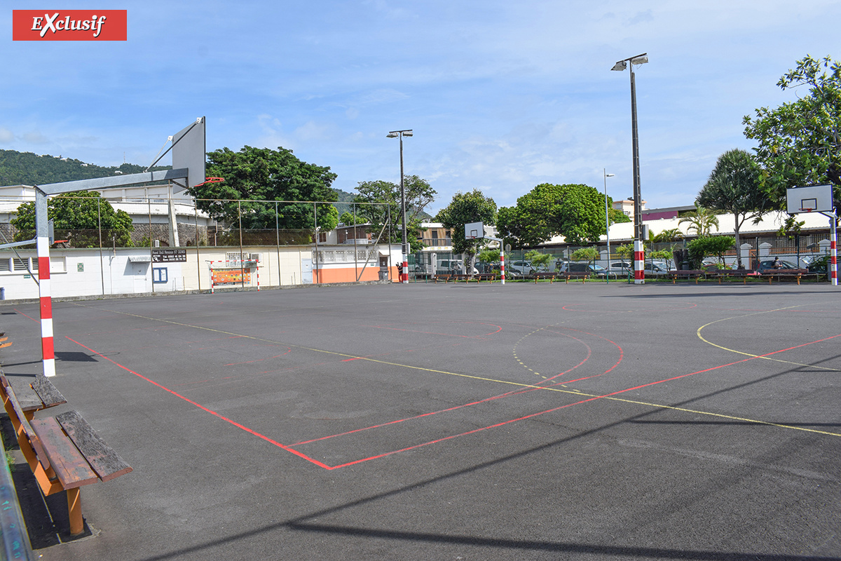 Le célèbre terrain de handball de Joinville...