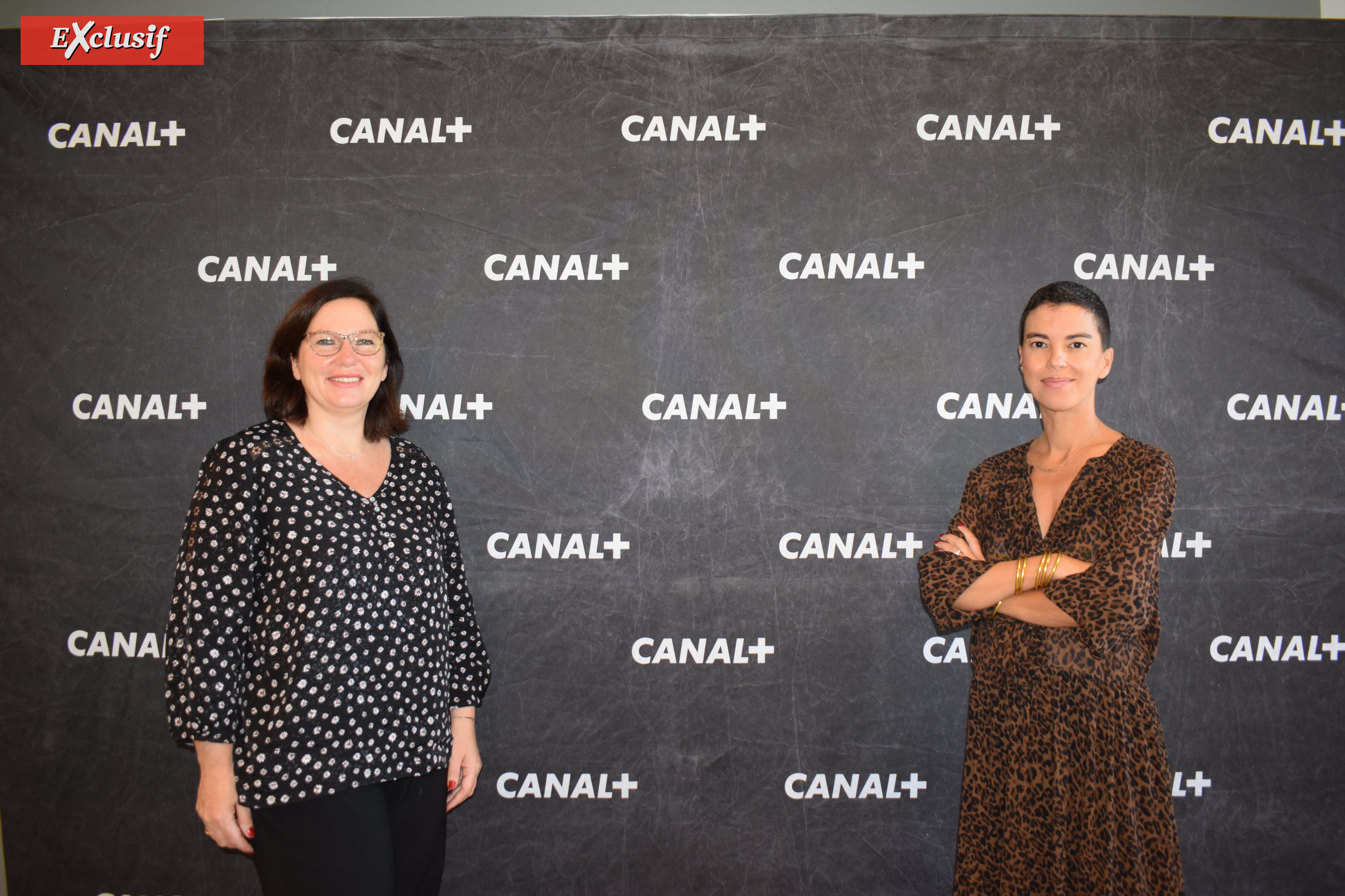 Samantha Nahama, directrice générale Canal+ Réunion, et Valérie Marianne, directrice Communication et Coproduction Canal+ Réunion