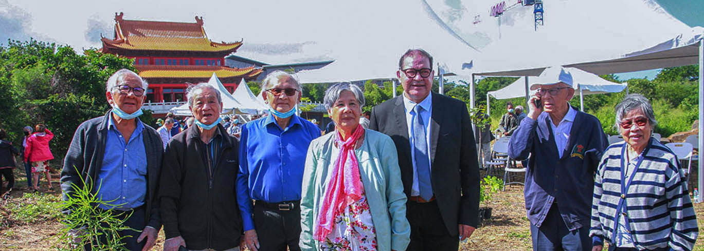 Le Bois de Wuwei prend racines au Temple Guandi de Saint-Pierre